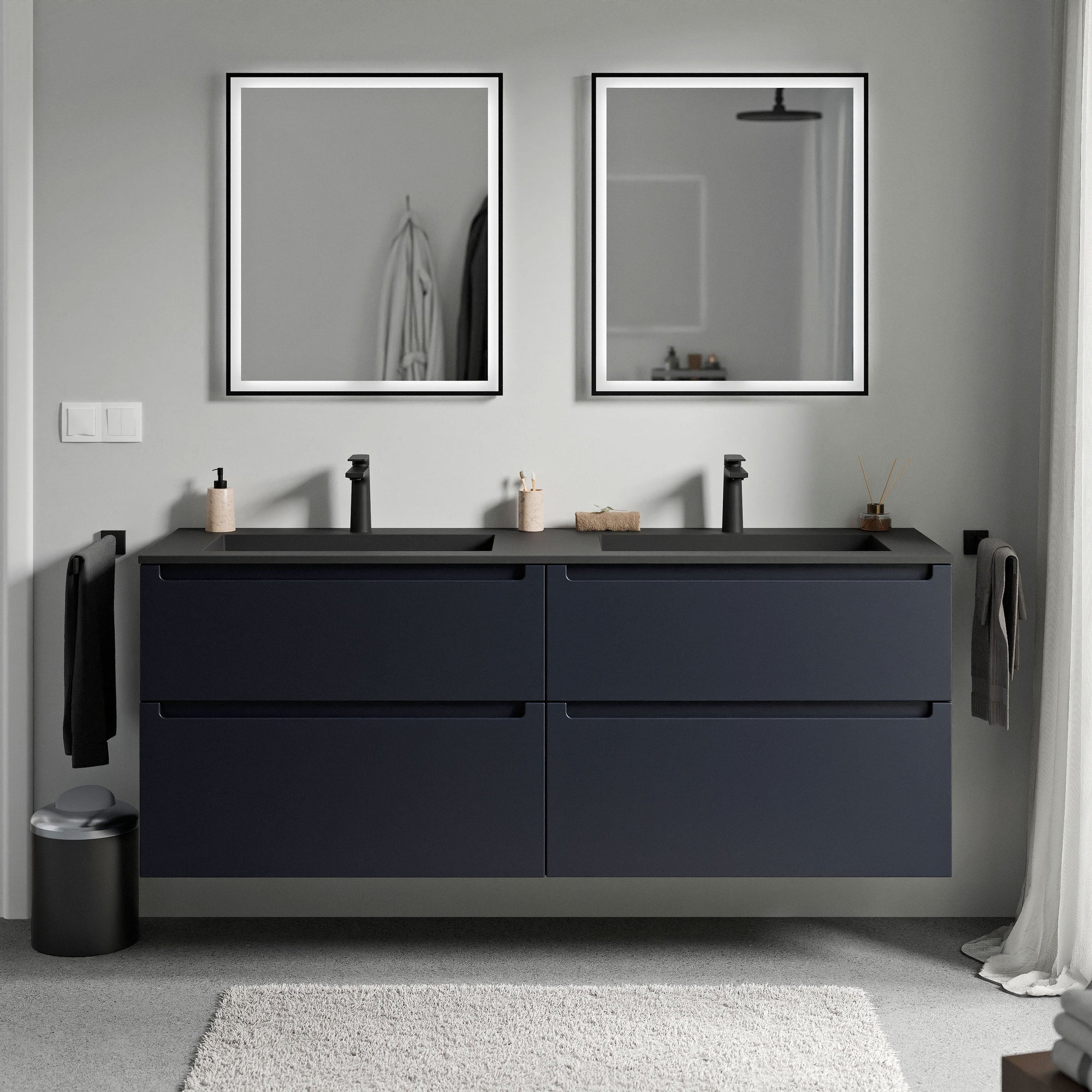 Meuble sous-lavabo VIREO 160 cm