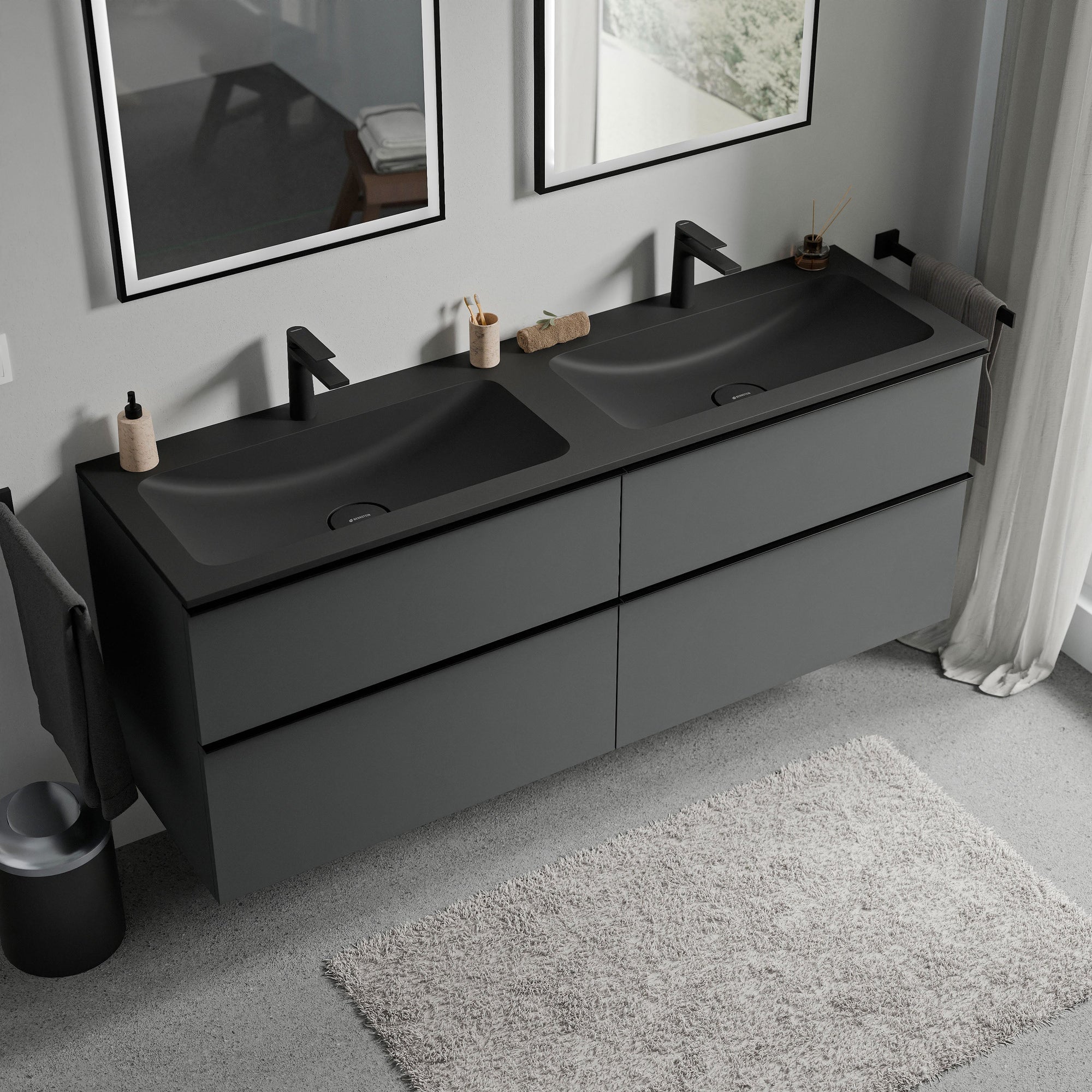 Meuble salle de bain LAVOA 160 cm