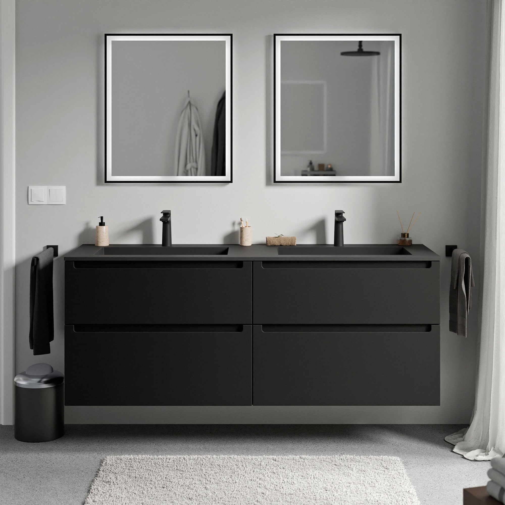 Meuble sous-lavabo VIREO 160 cm