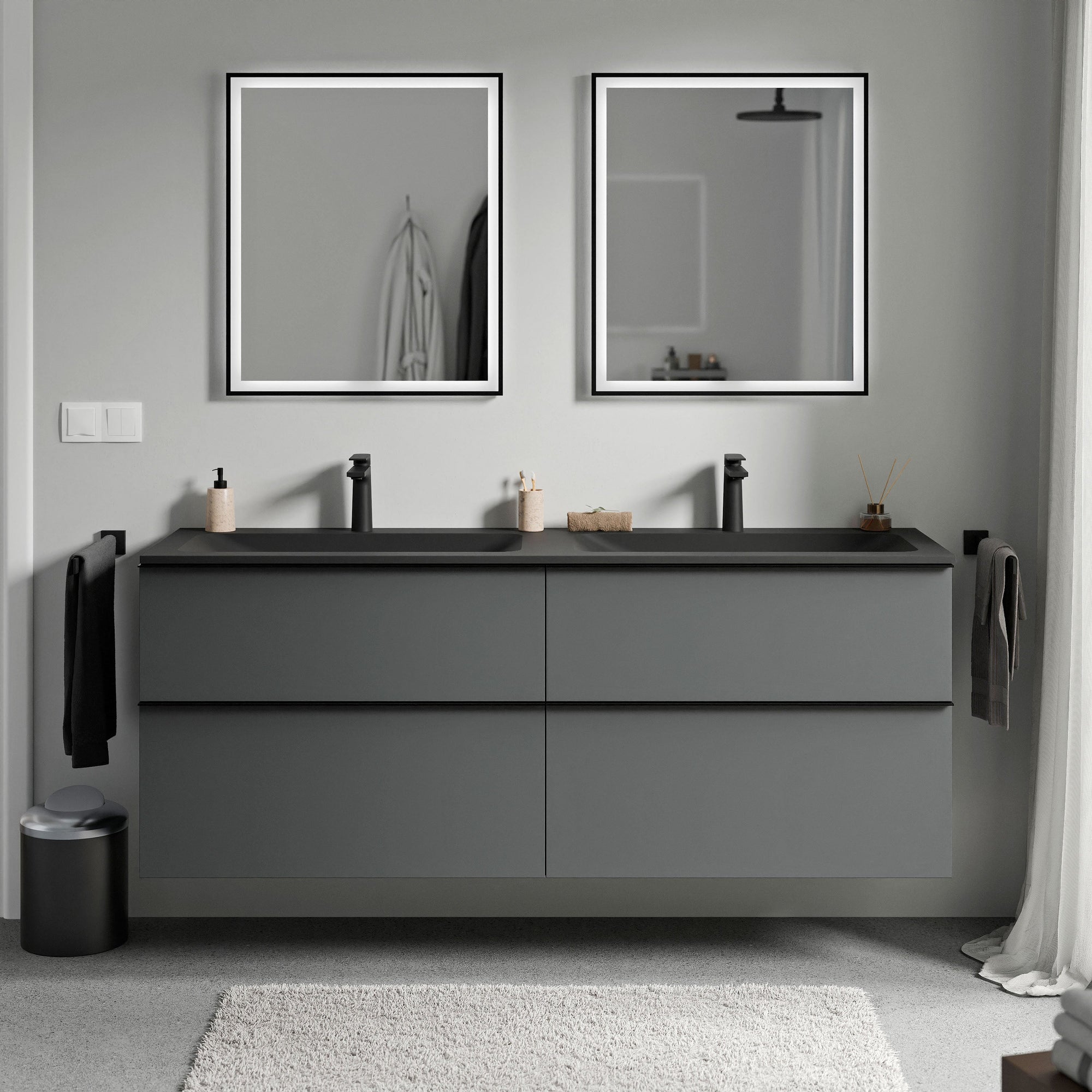 Meuble salle de bain LAVOA 160 cm