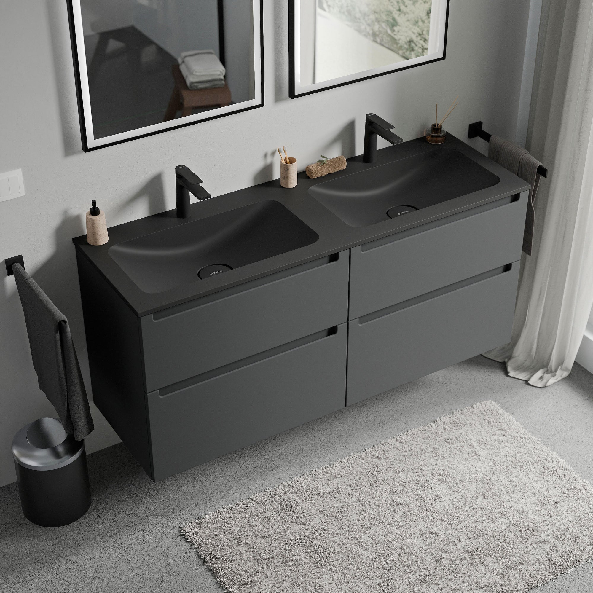 Meuble salle de bain VIREO 120 cm