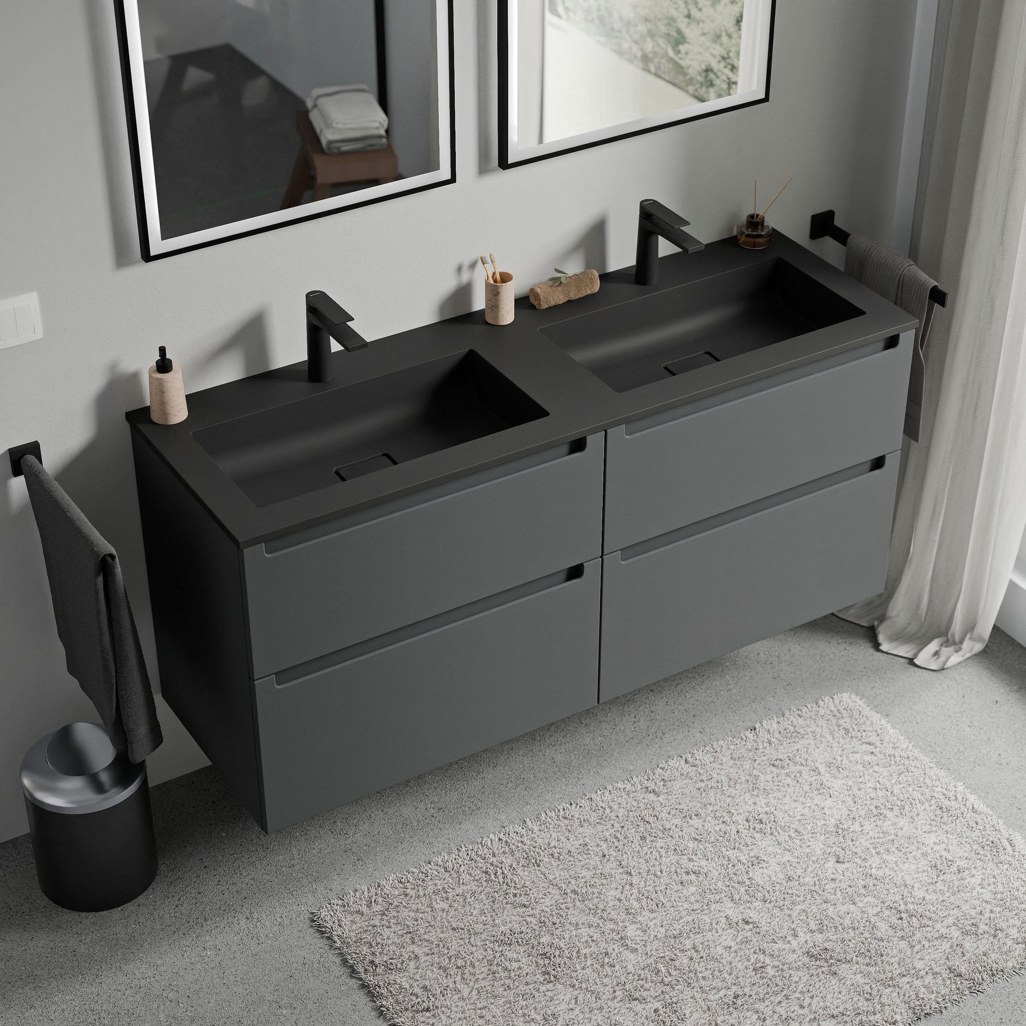Meuble salle de bain VIREO 120 cm