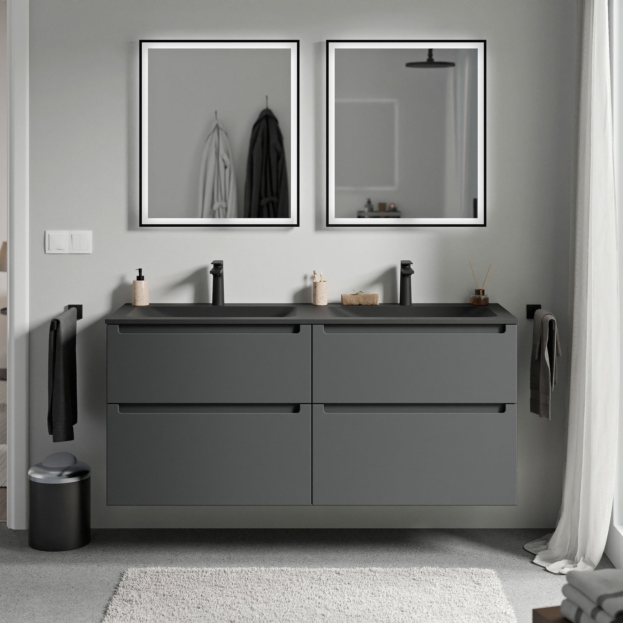 Meuble bas VIREO 140 cm