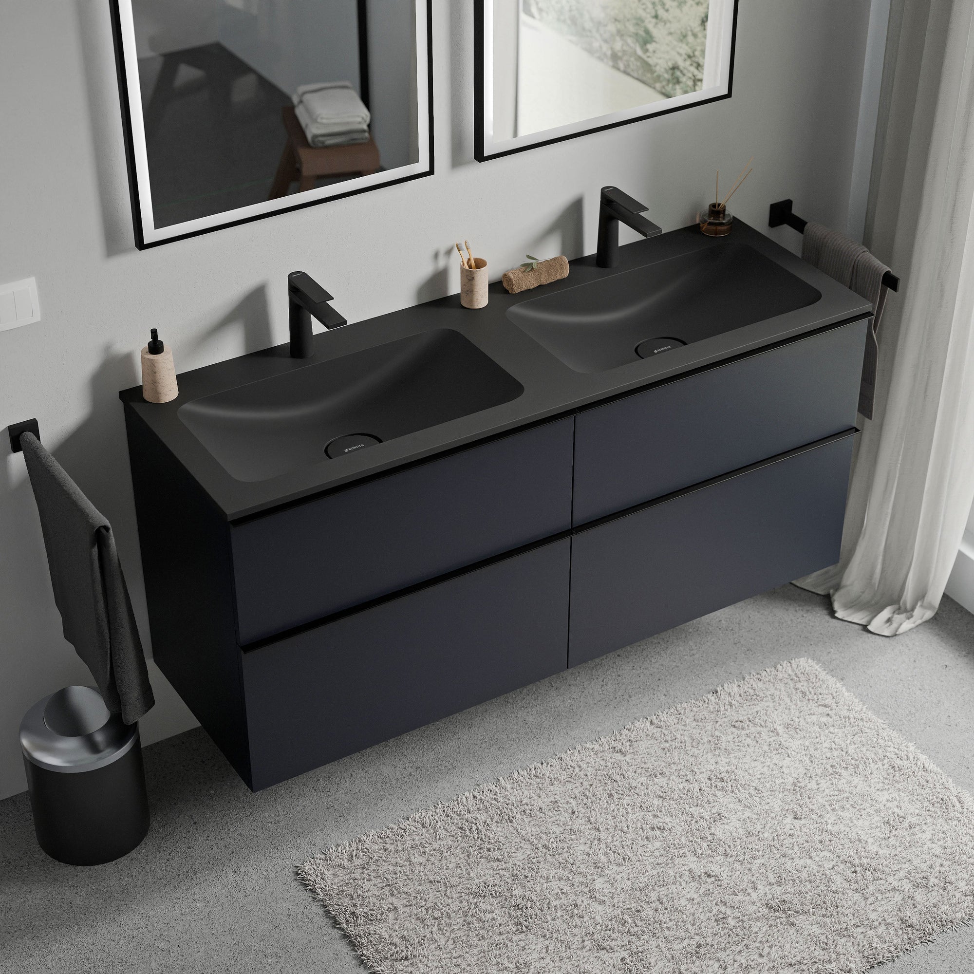 Meuble salle de bain LAVOA 140 cm