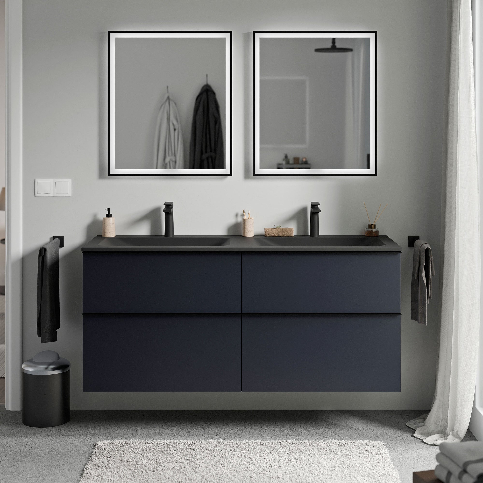 Meuble salle de bain LAVOA 140 cm