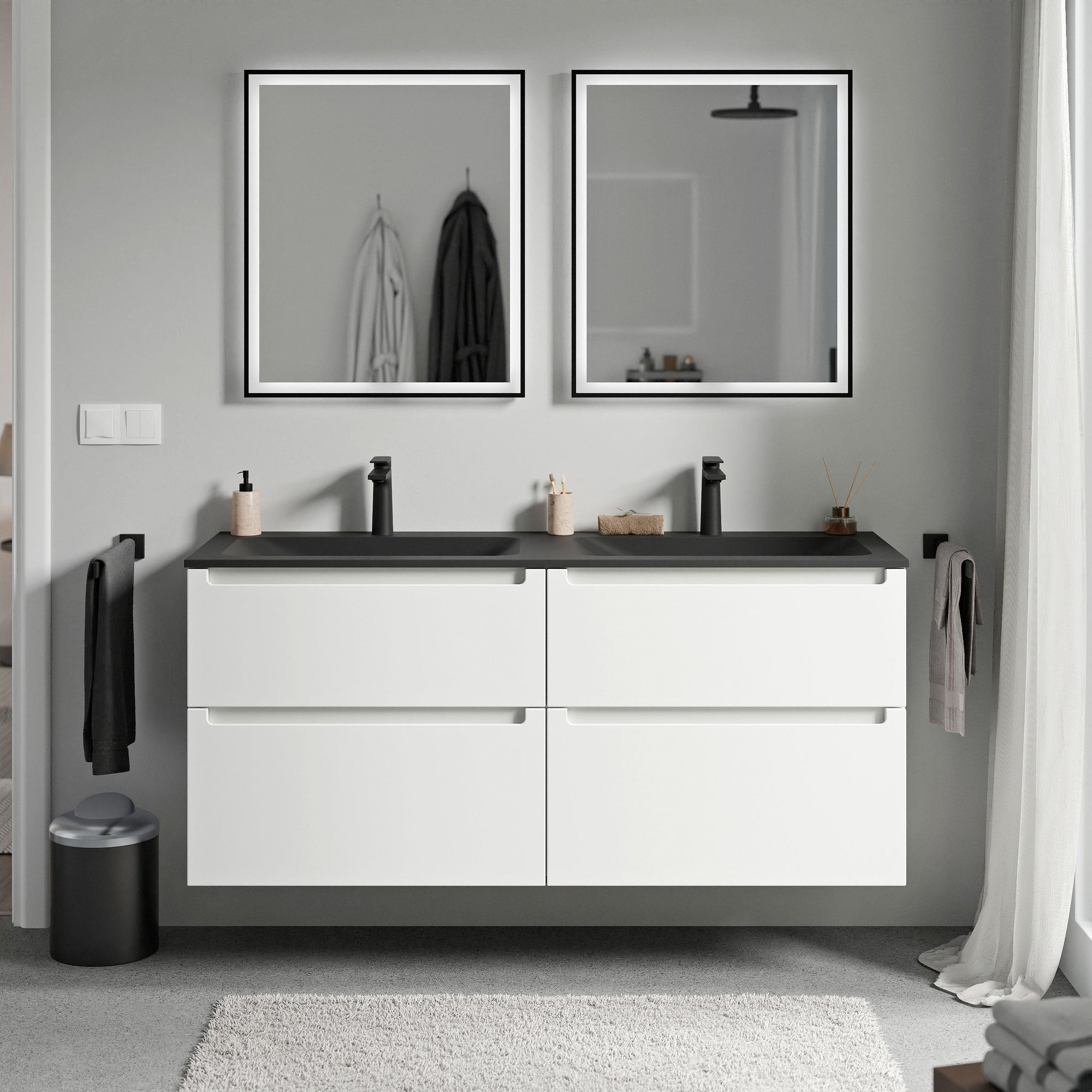 Meuble bas VIREO 140 cm