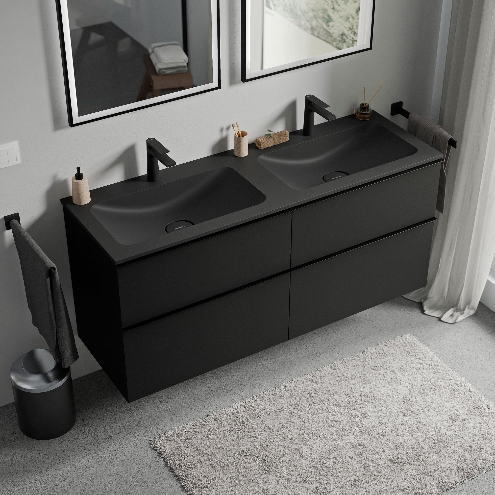 Meuble salle de bain LAVOA 140 cm