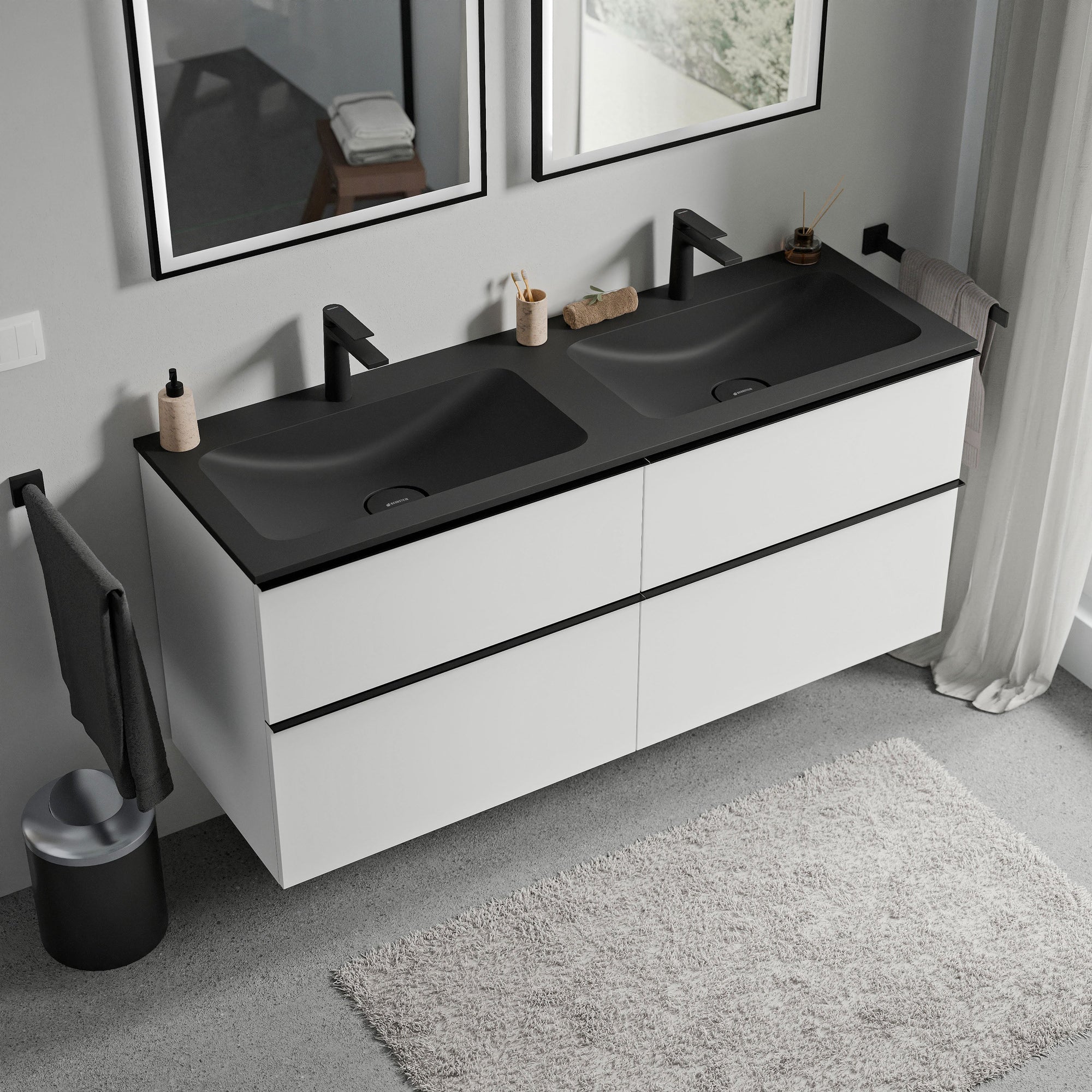 Meuble salle de bain LAVOA 140 cm