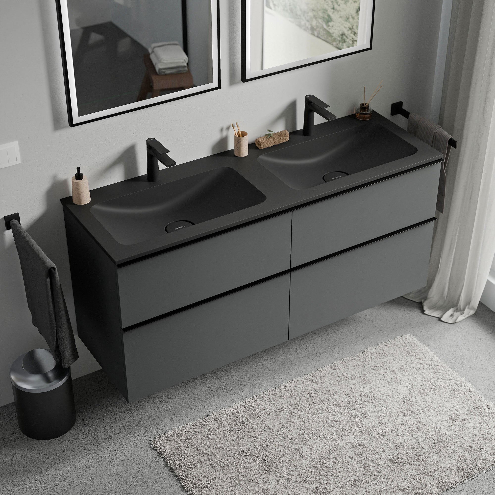 Meuble salle de bain LAVOA 120 cm