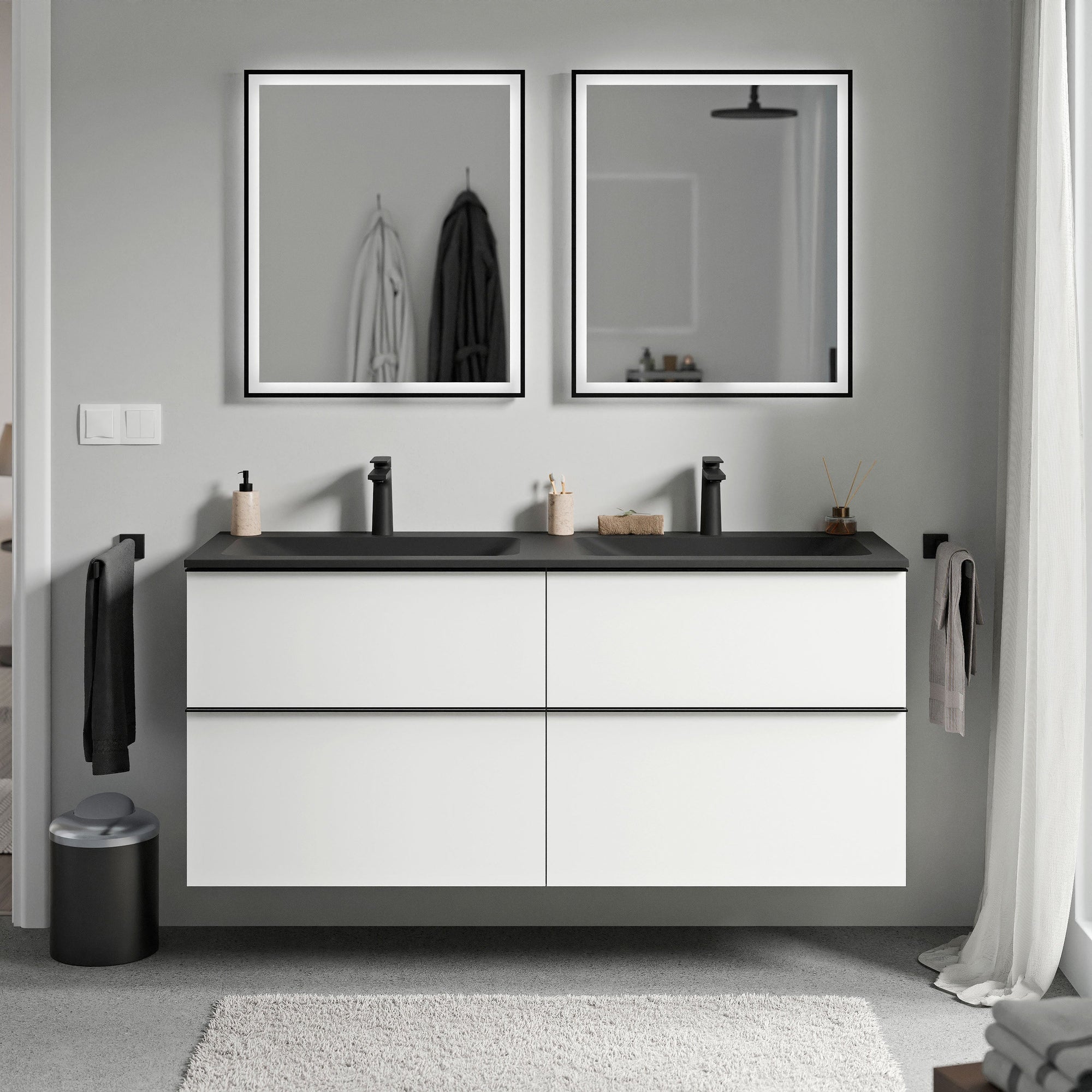 Meuble salle de bain LAVOA 140 cm