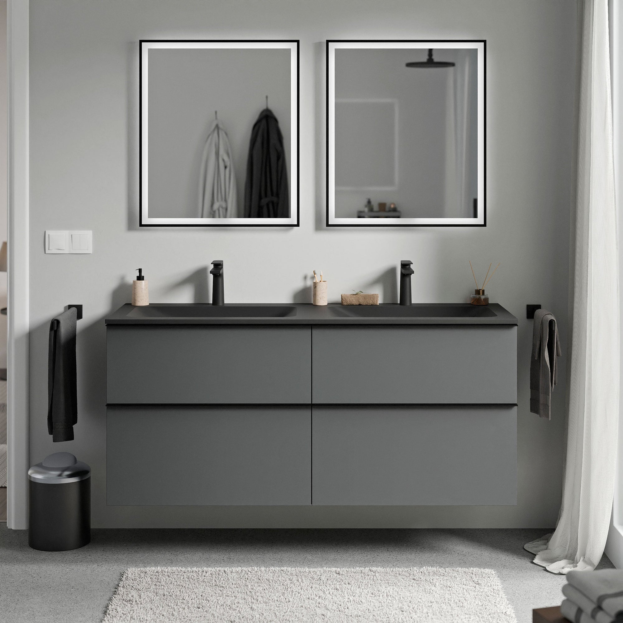 Meuble salle de bain LAVOA 120 cm