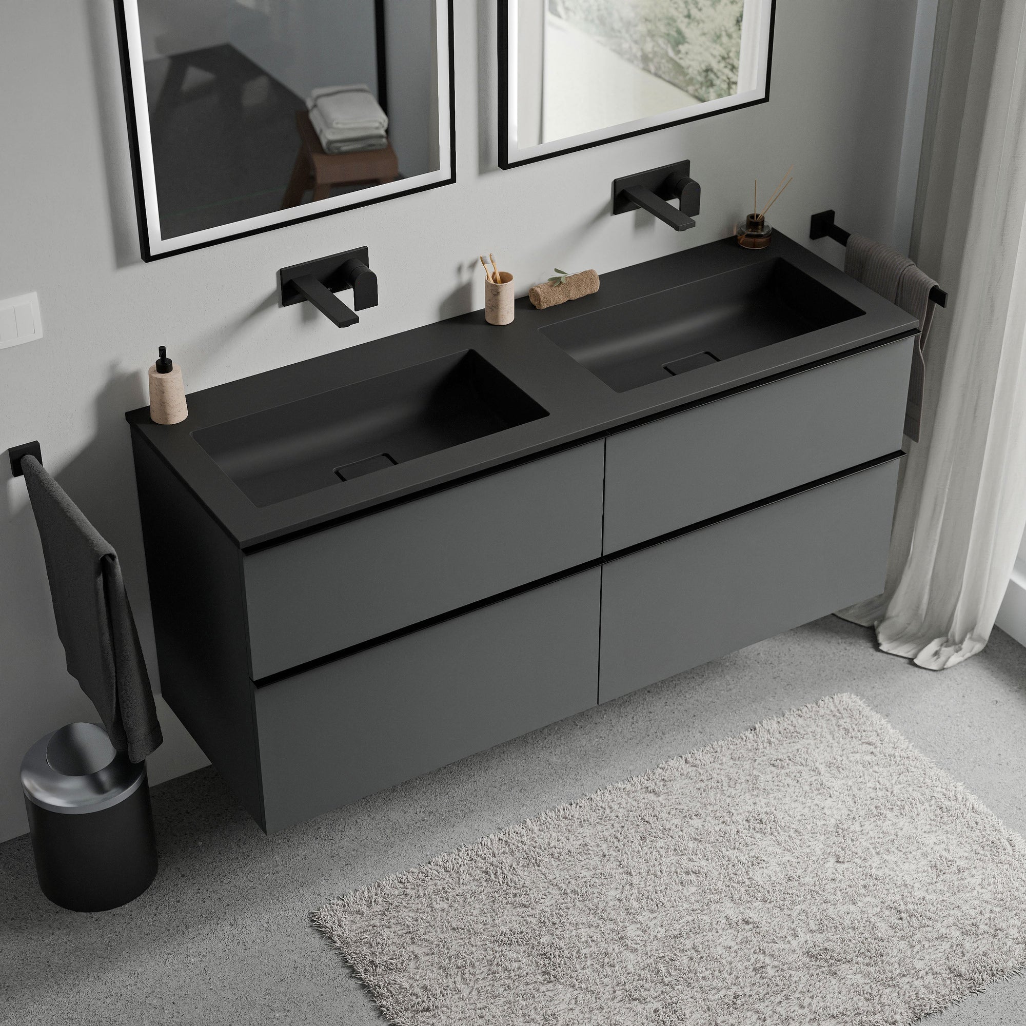 Meuble salle de bain LAVOA 120 cm
