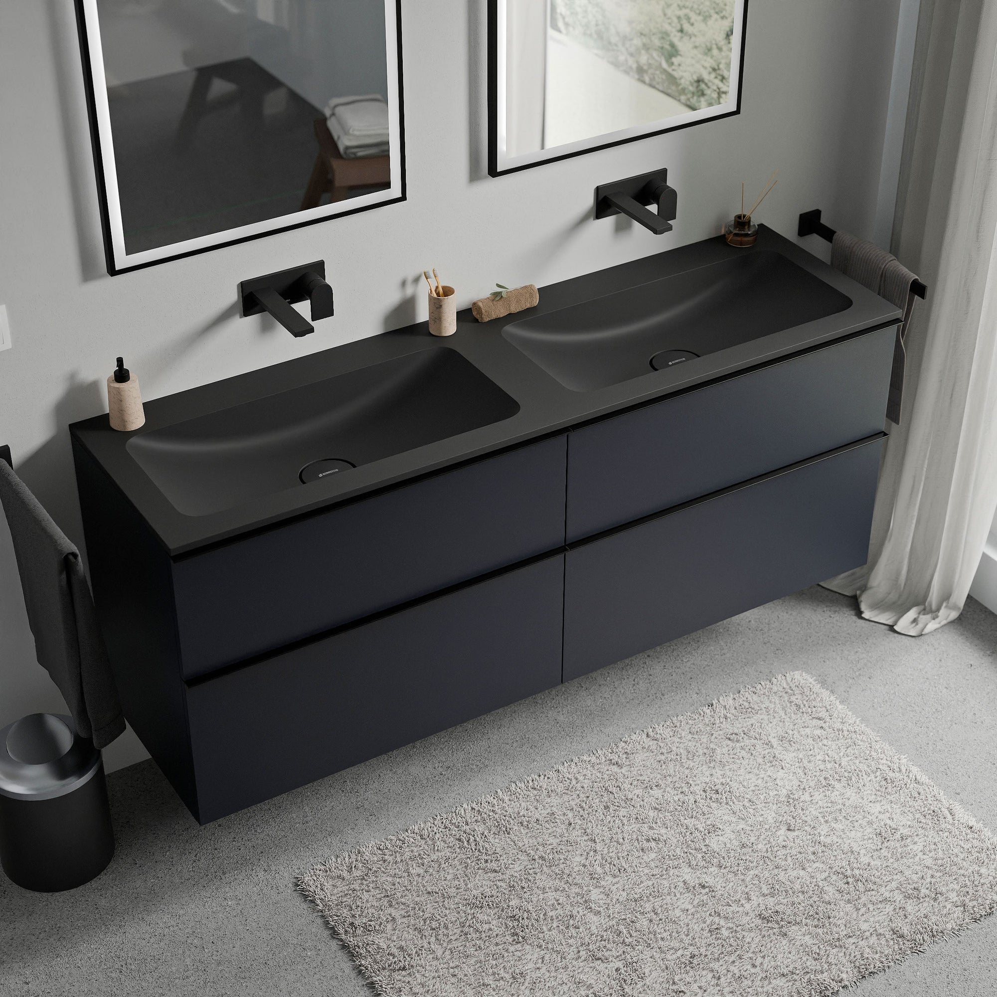 Meuble salle de bain LAVOA 160 cm