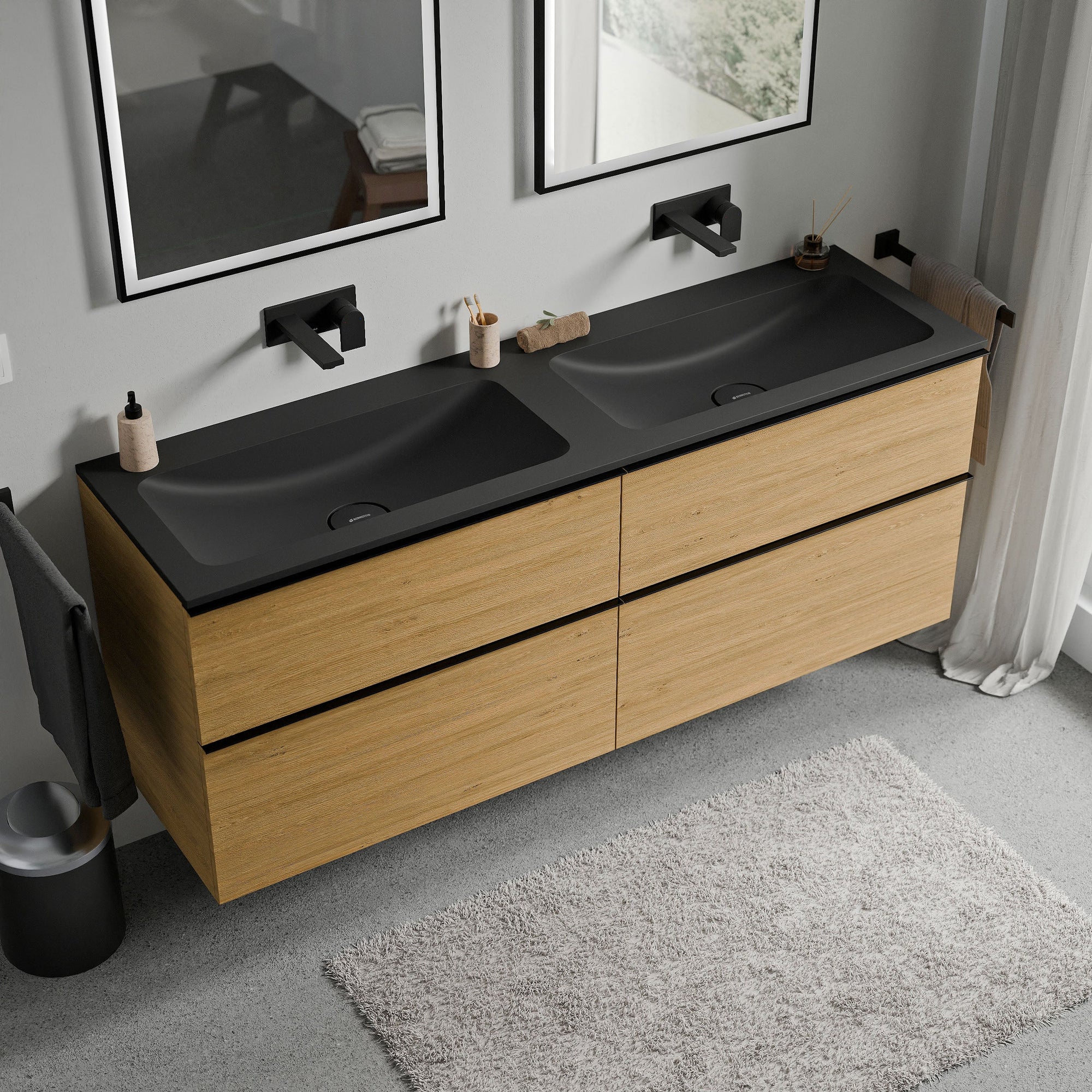 Meuble salle de bain LAVOA 160 cm