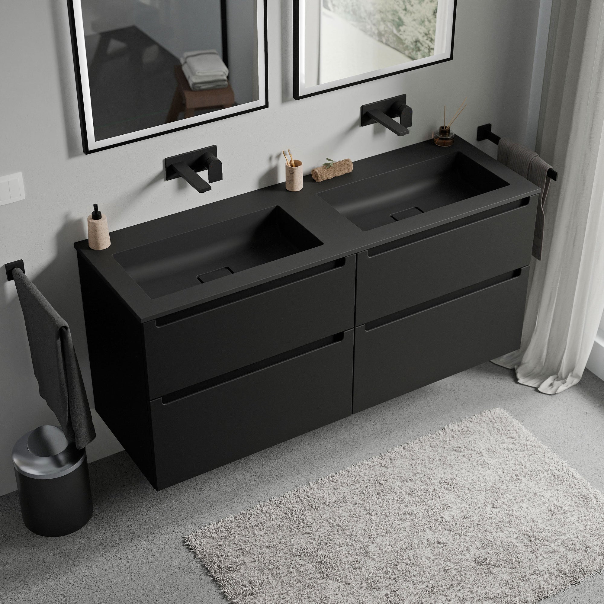 Meuble salle de bain VIREO 120 cm