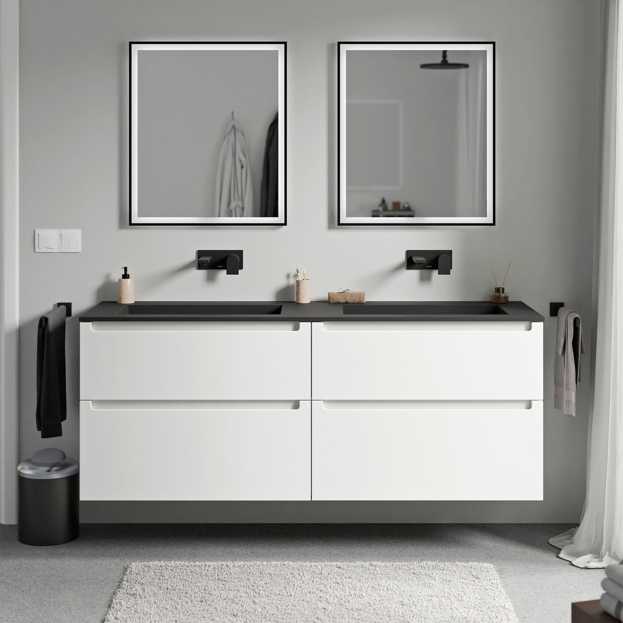 Meuble sous-lavabo VIREO 160 cm