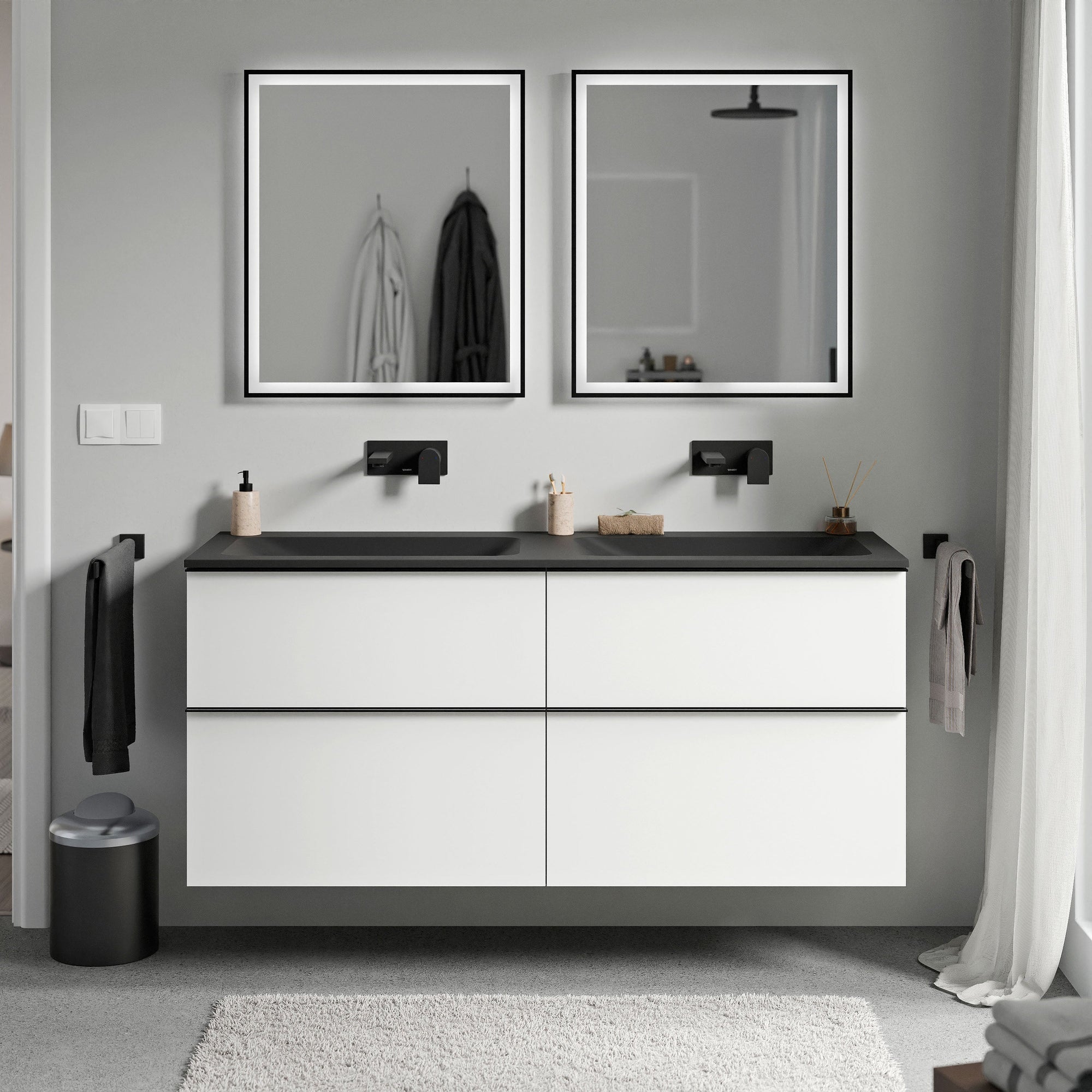 Meuble salle de bain LAVOA 140 cm