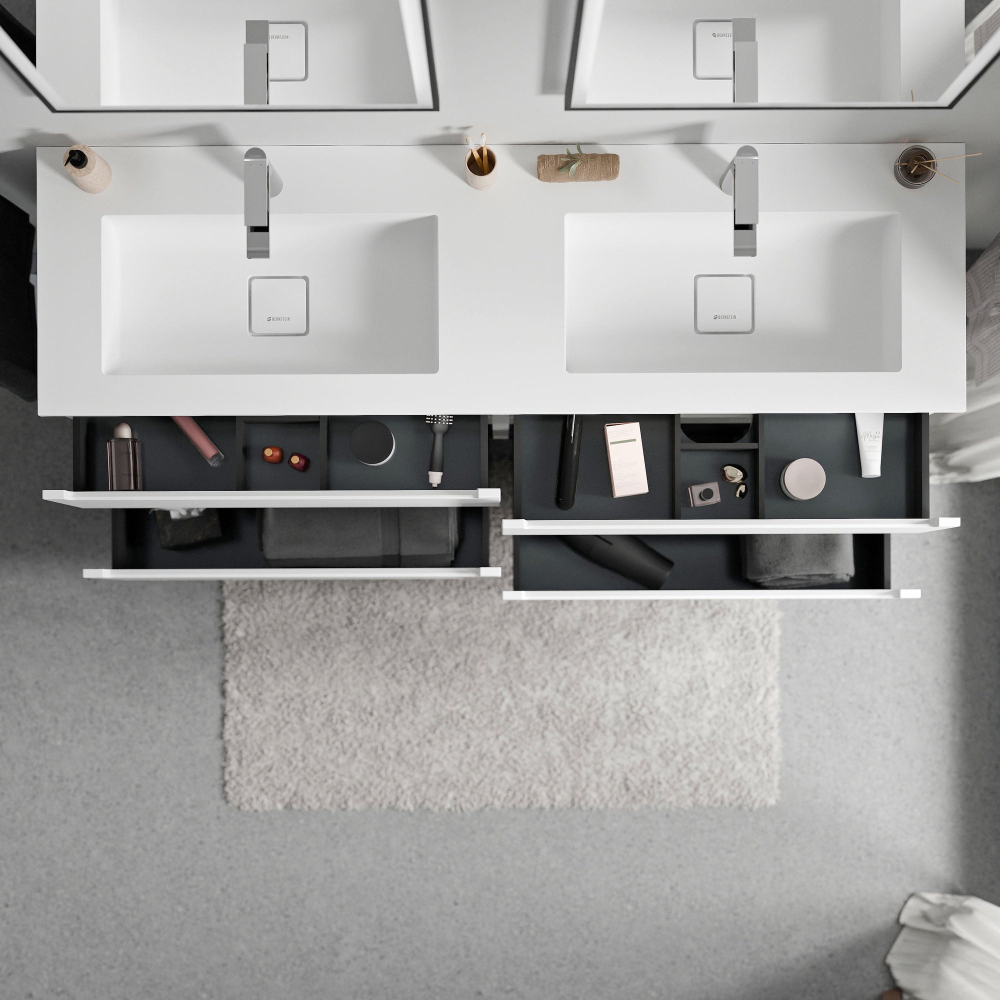 Meuble sous-lavabo VIREO 160 cm