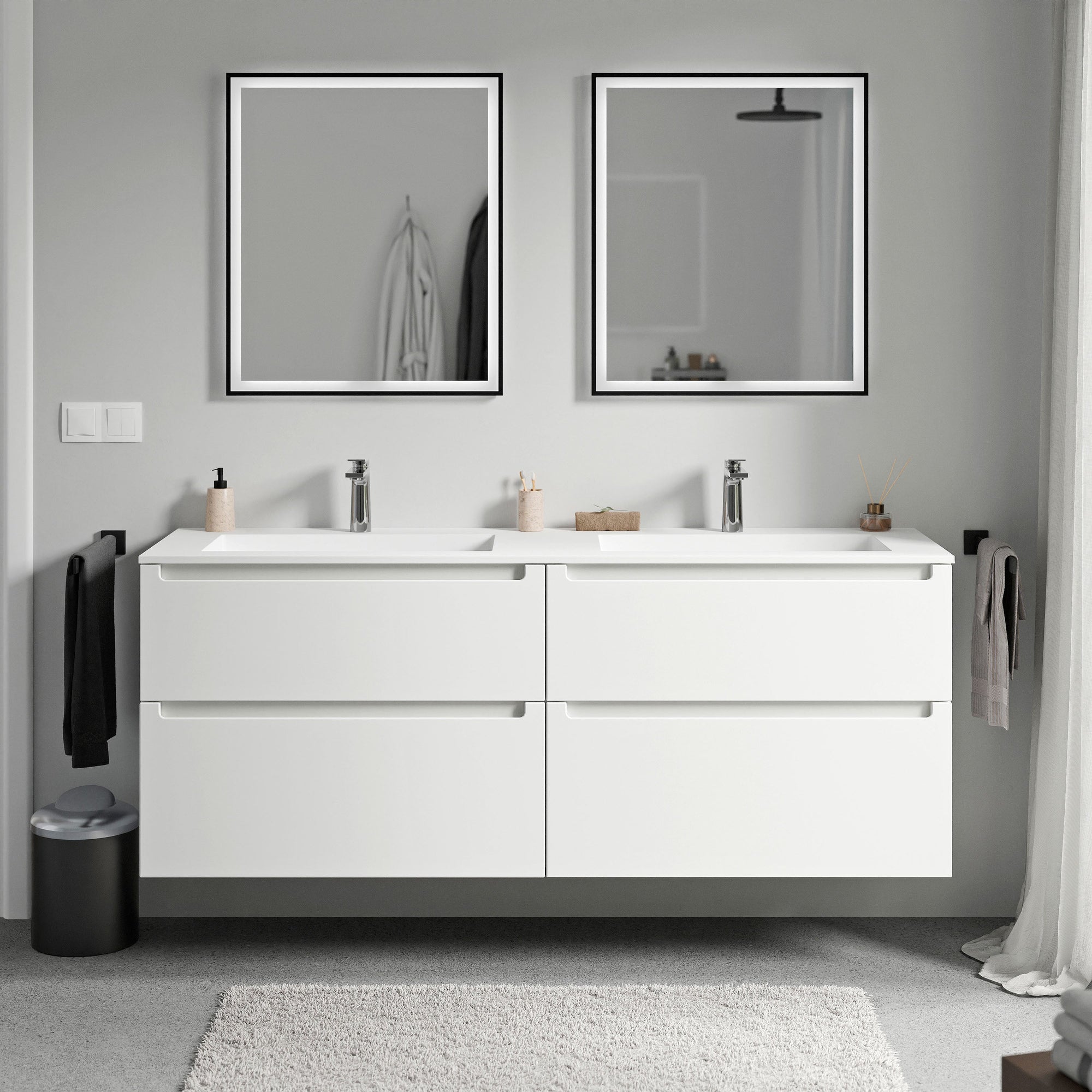 Meuble sous-lavabo VIREO 160 cm
