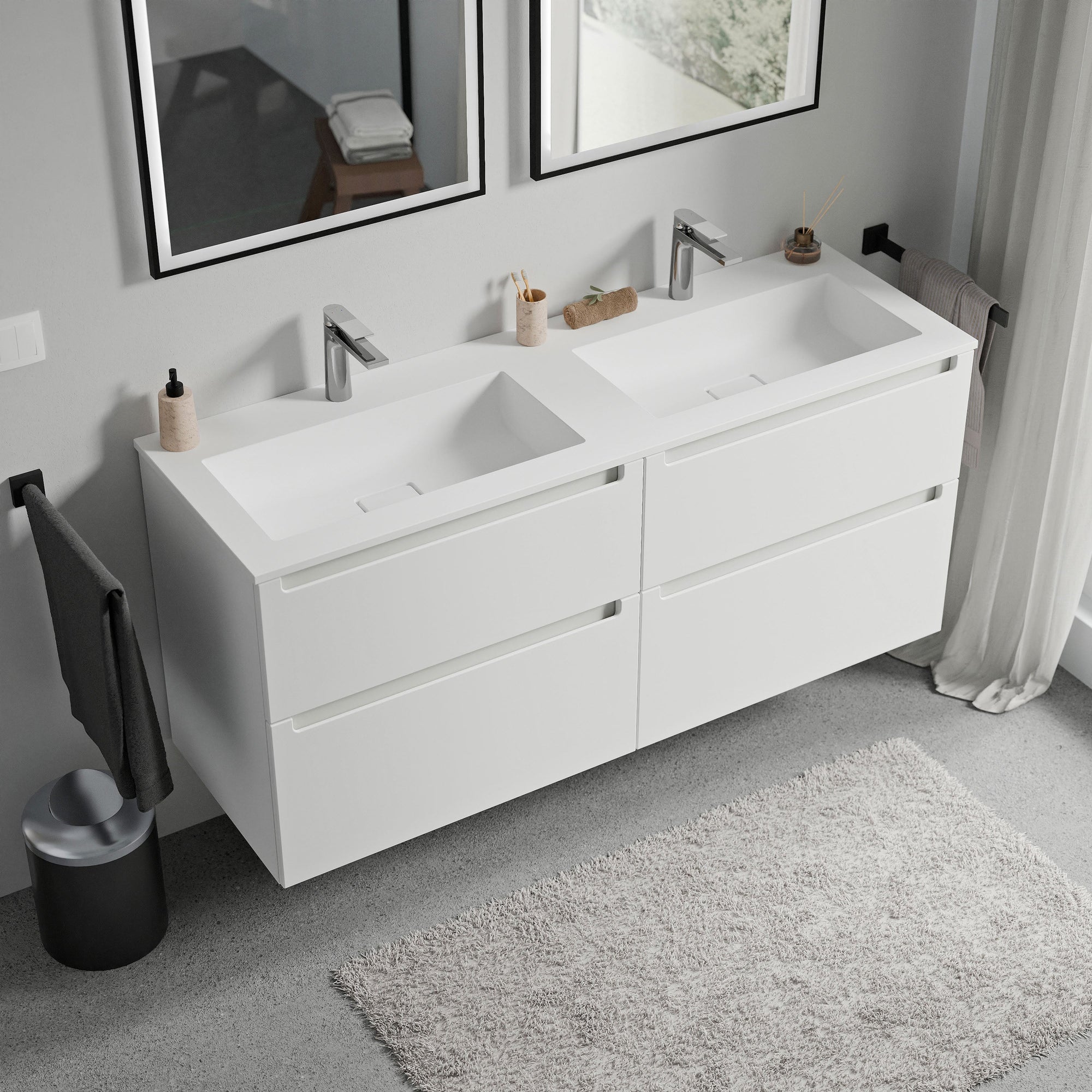 Meuble salle de bain VIREO 120 cm