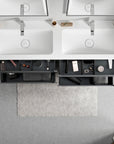 Meuble salle de bain VIREO 160 cm - avec vasque en fonte minérale CREAM - couleur au choix