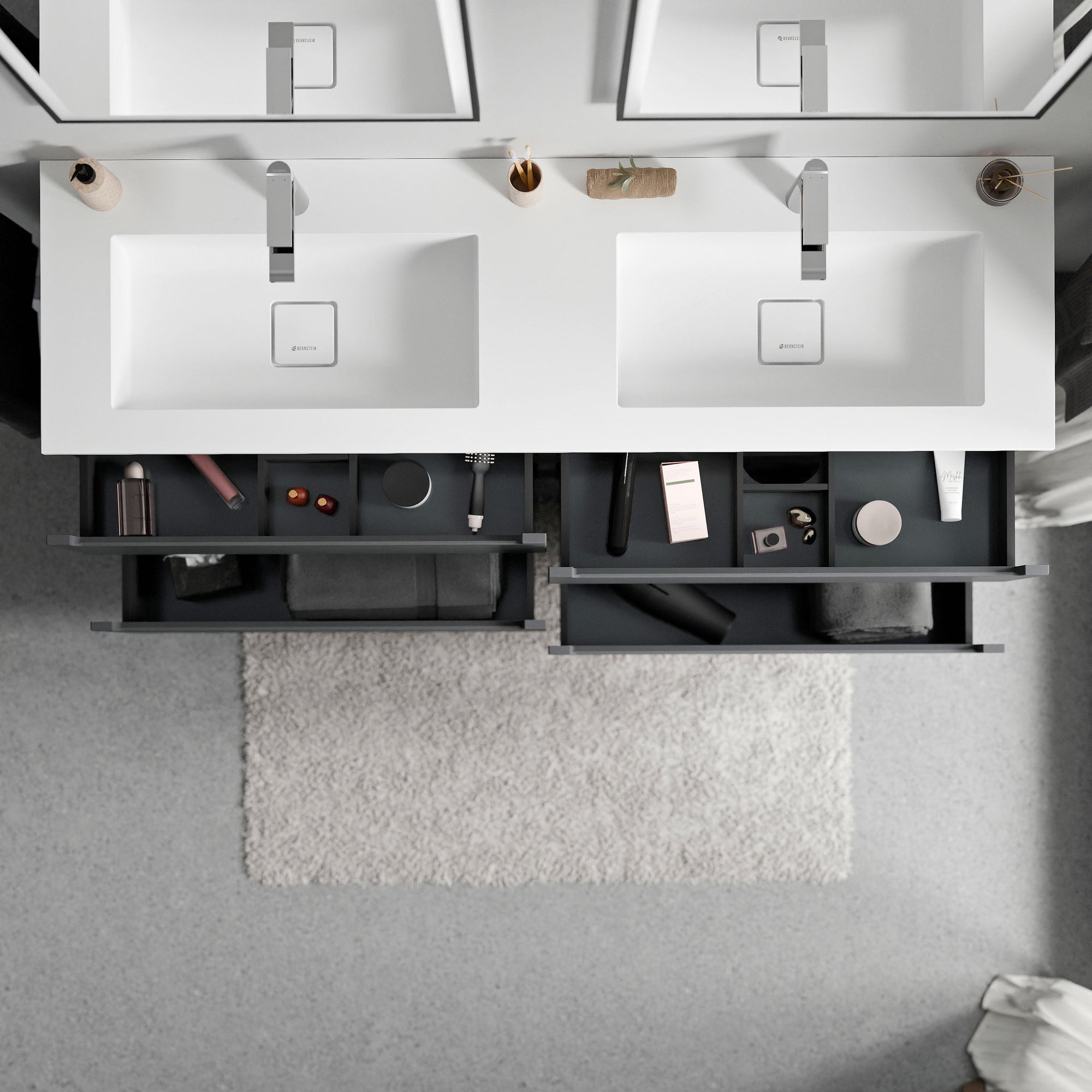 Meuble sous-lavabo VIREO 160 cm