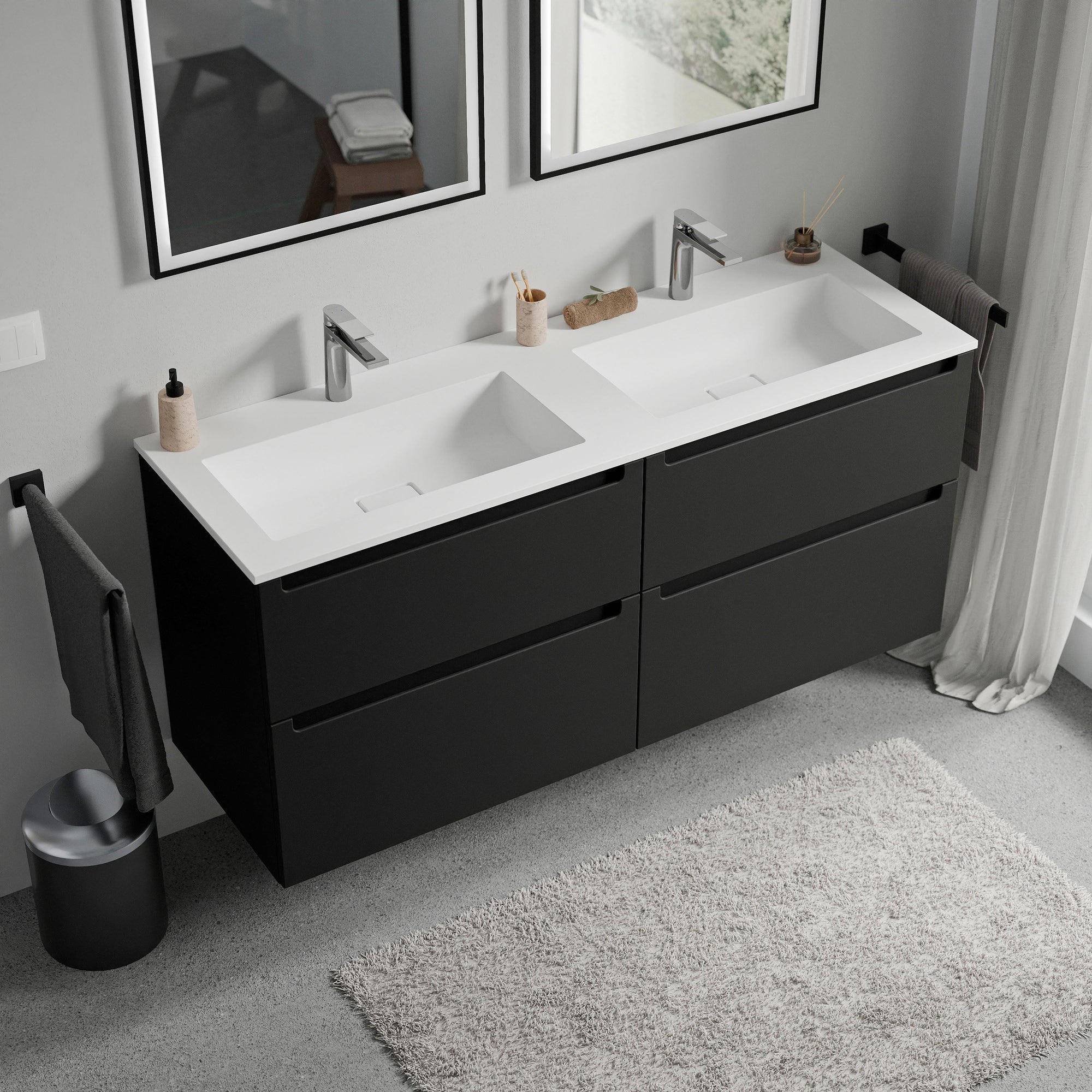 Meuble salle de bain VIREO 120 cm