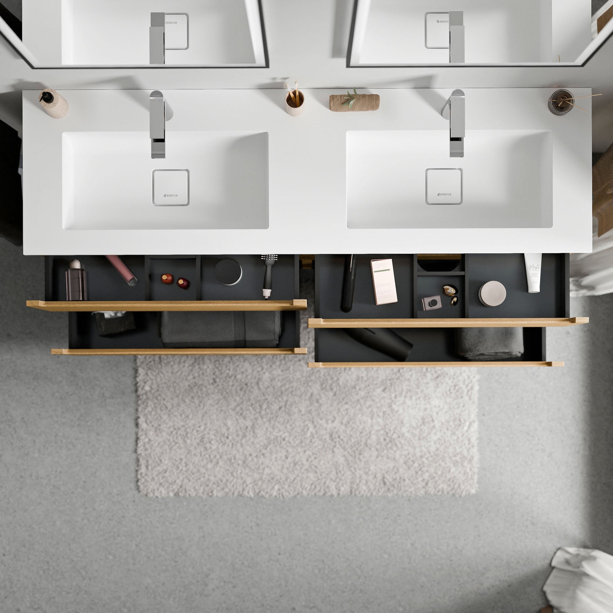 Meuble sous-lavabo VIREO 160 cm