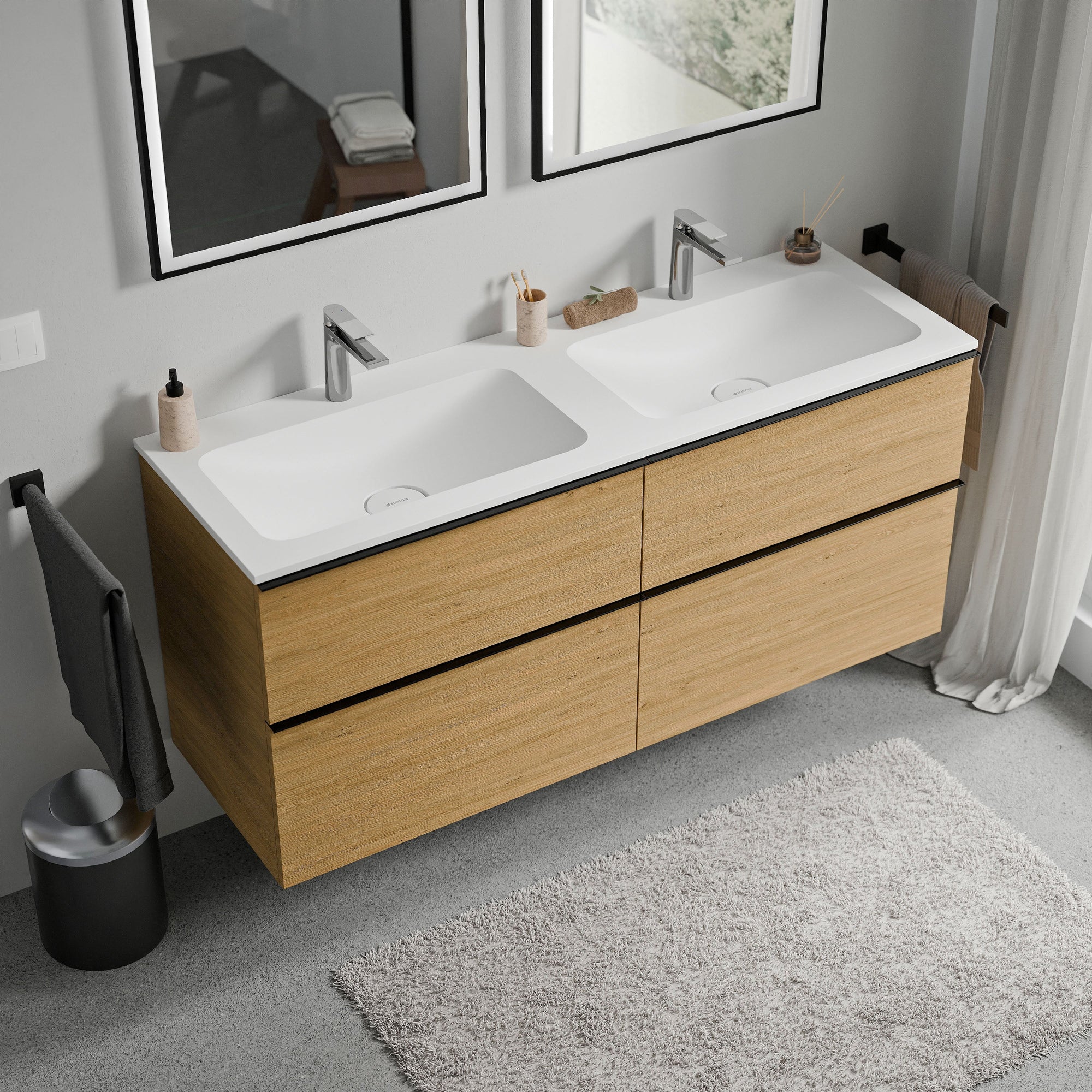 Meuble salle de bain LAVOA 140 cm
