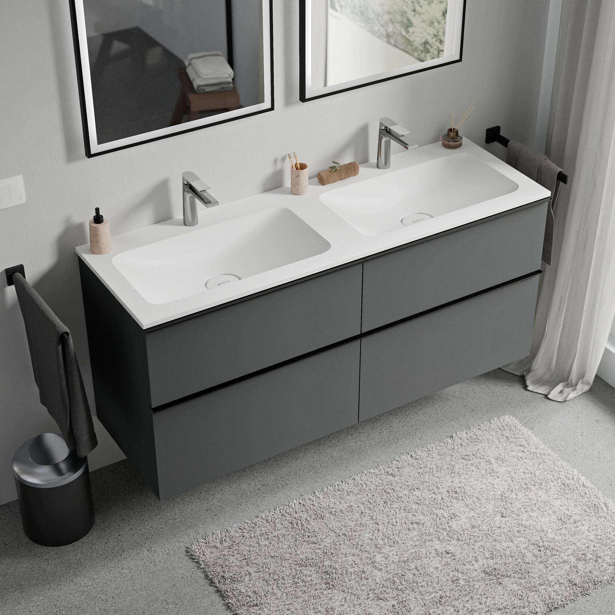 Meuble salle de bain LAVOA 140 cm