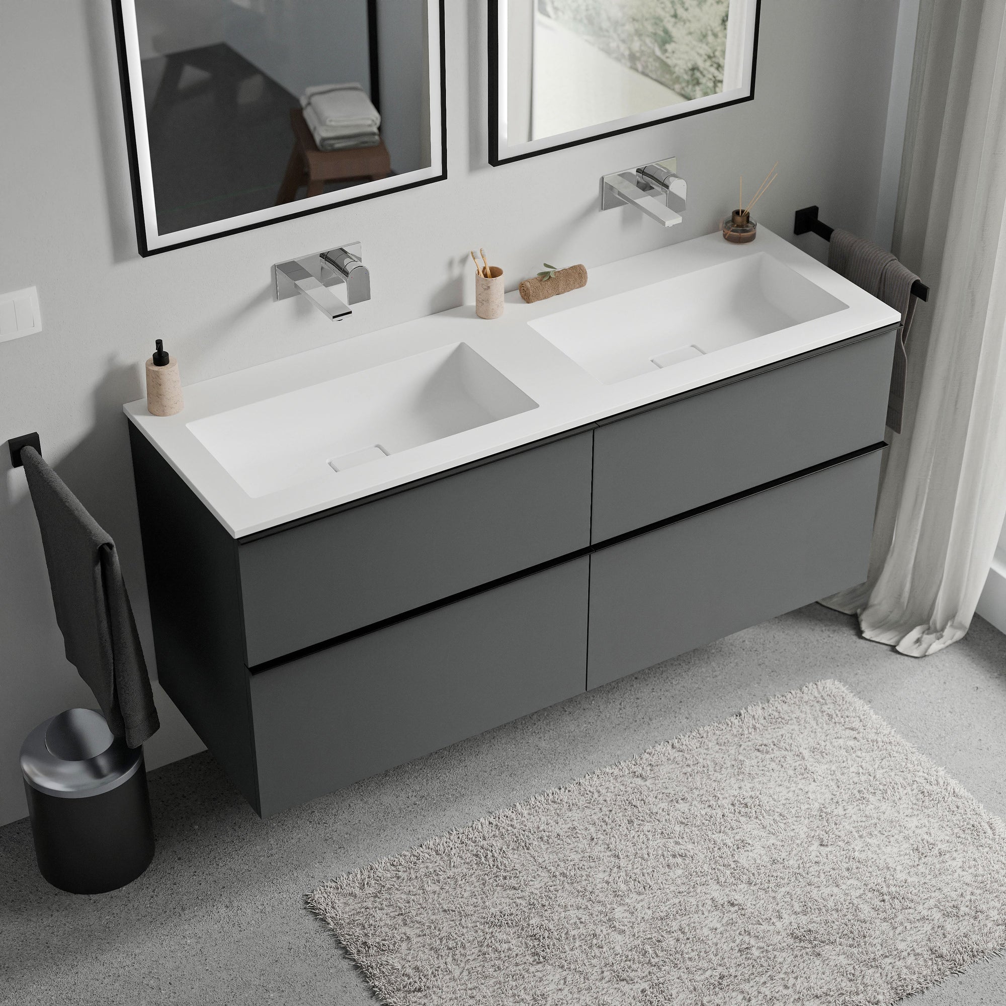 Meuble salle de bain LAVOA 120 cm