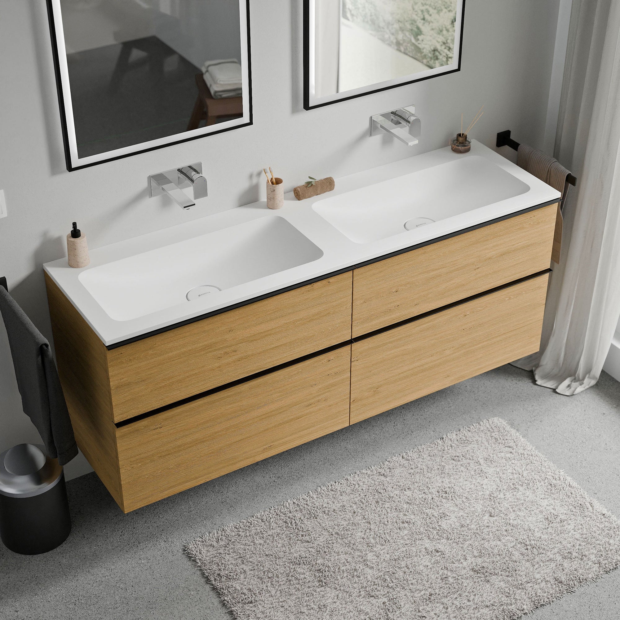 Meuble salle de bain LAVOA 160 cm
