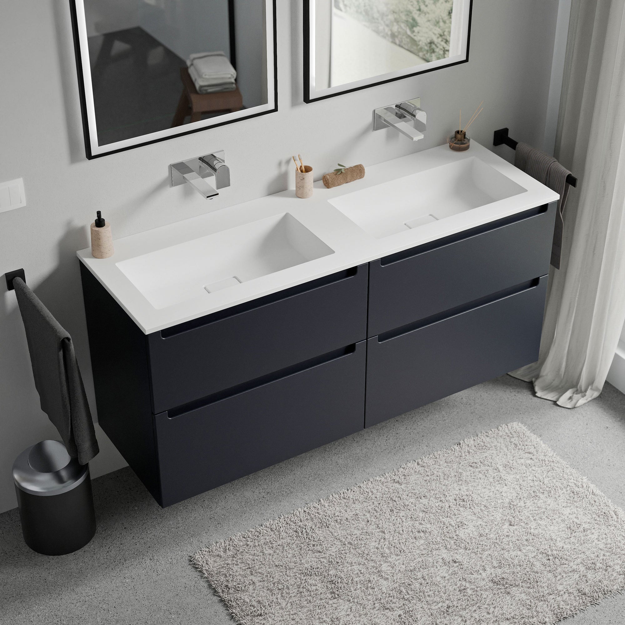 Meuble salle de bain VIREO 120 cm