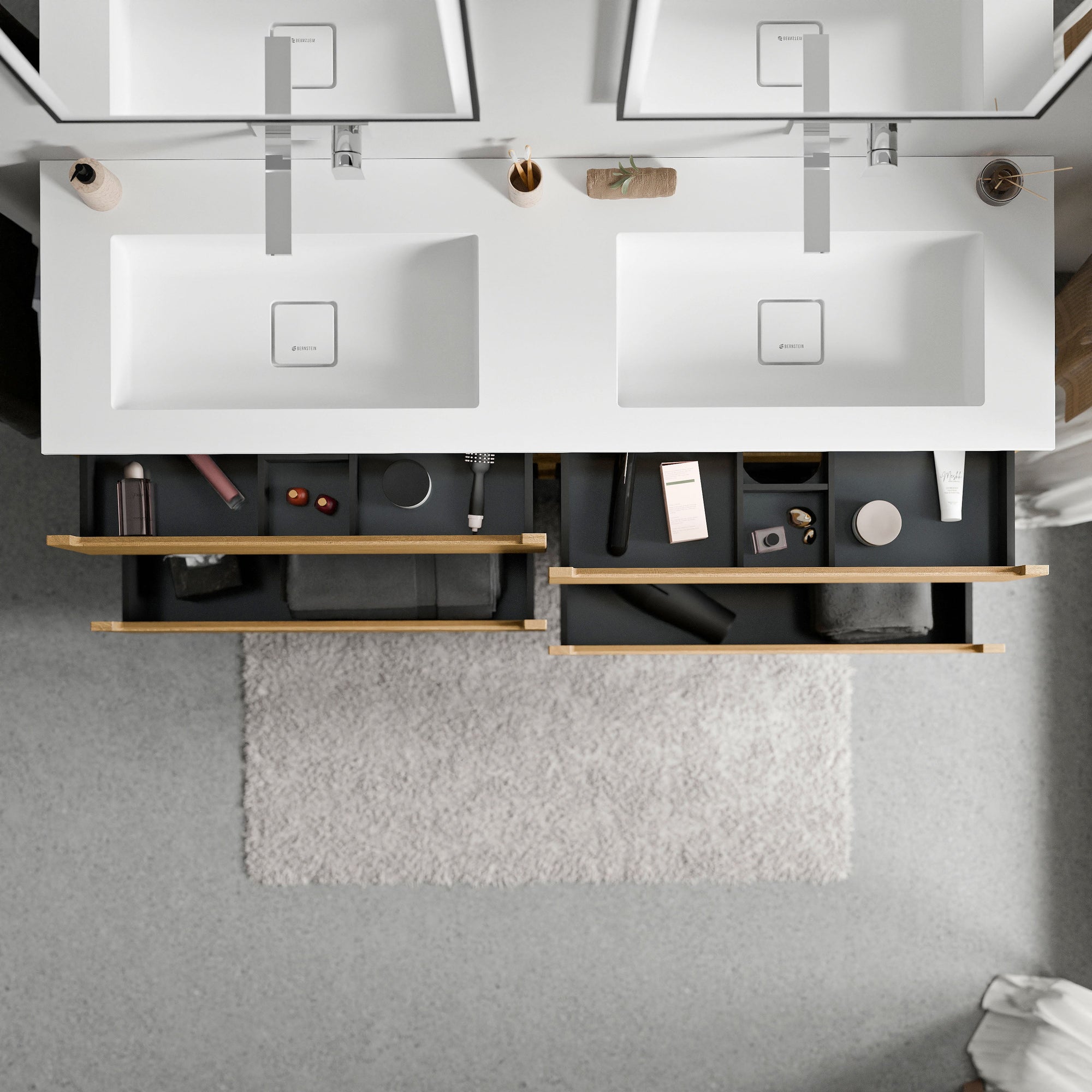 Meuble sous-lavabo VIREO 160 cm