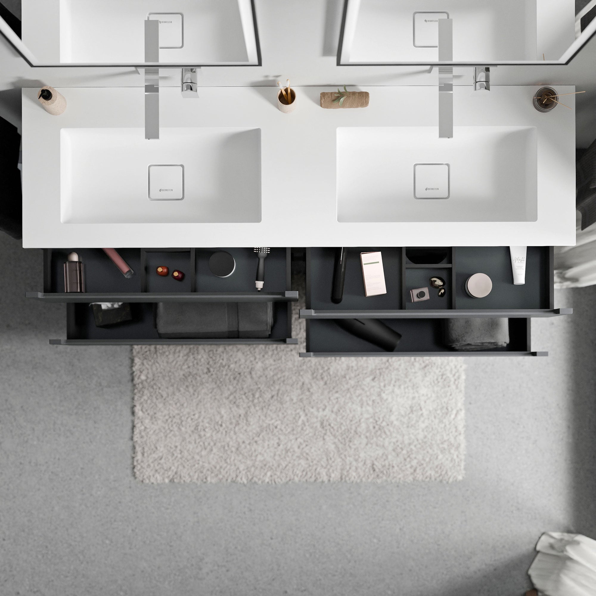 Meuble sous-lavabo VIREO 160 cm