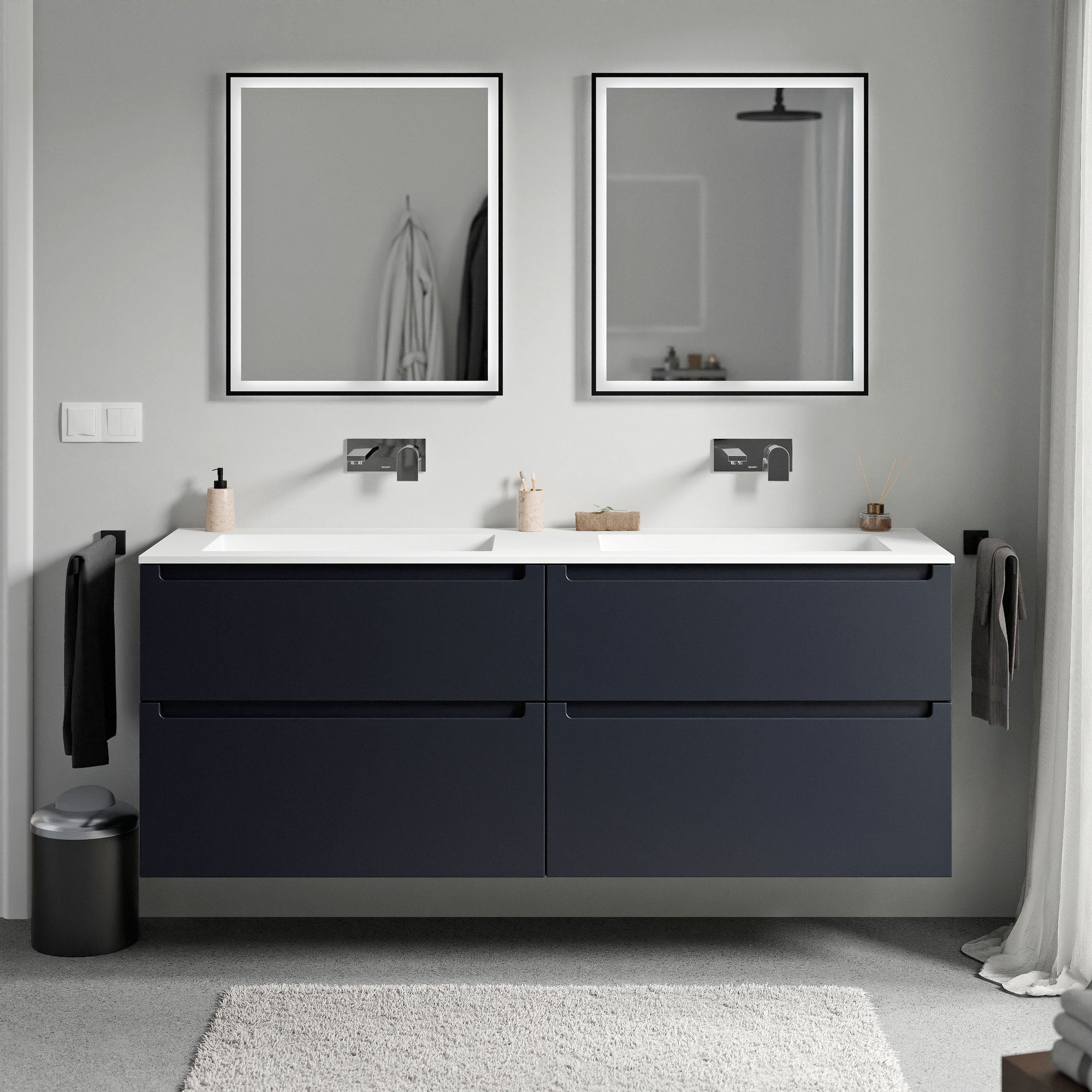 Meuble sous-lavabo VIREO 160 cm