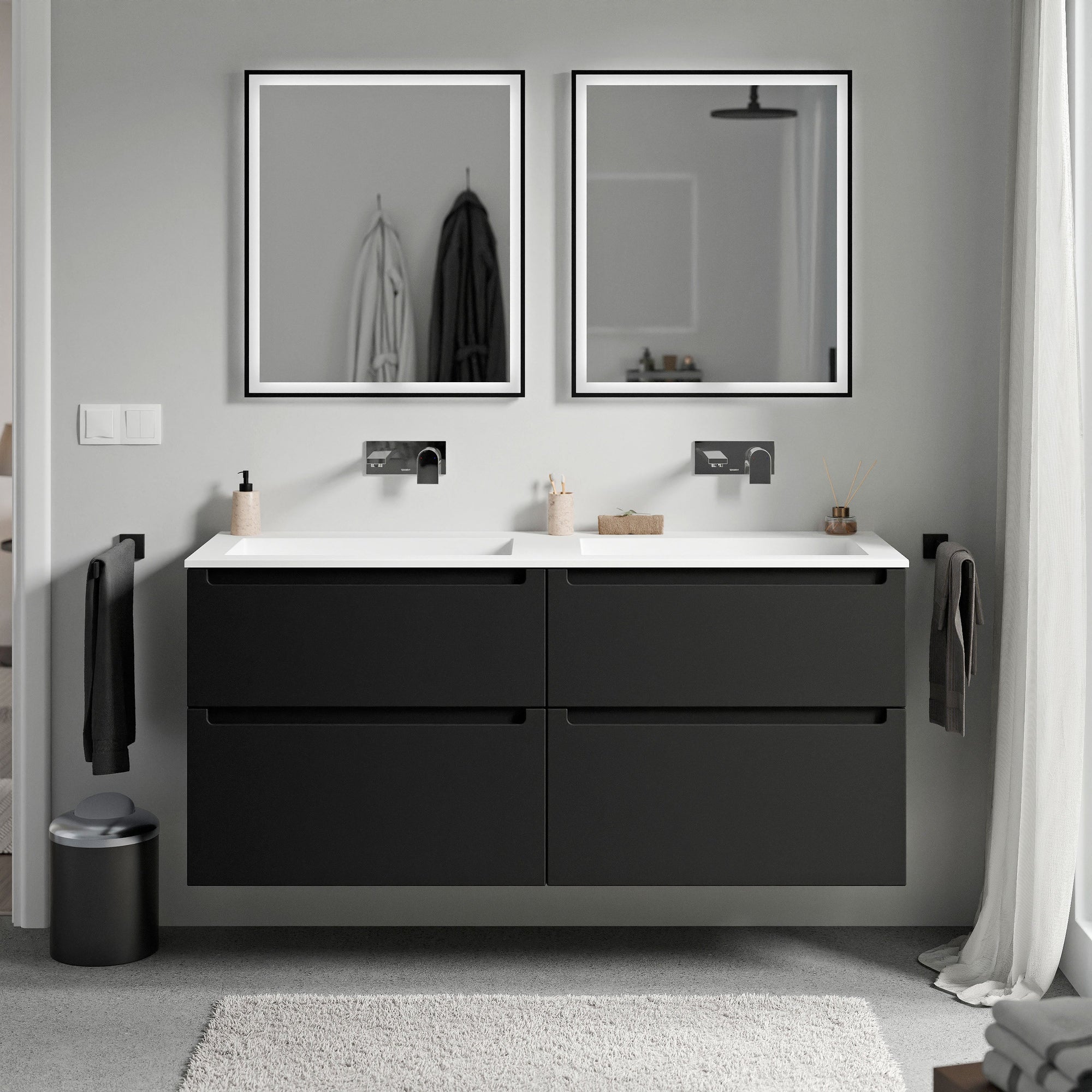 Meuble salle de bain VIREO 120 cm