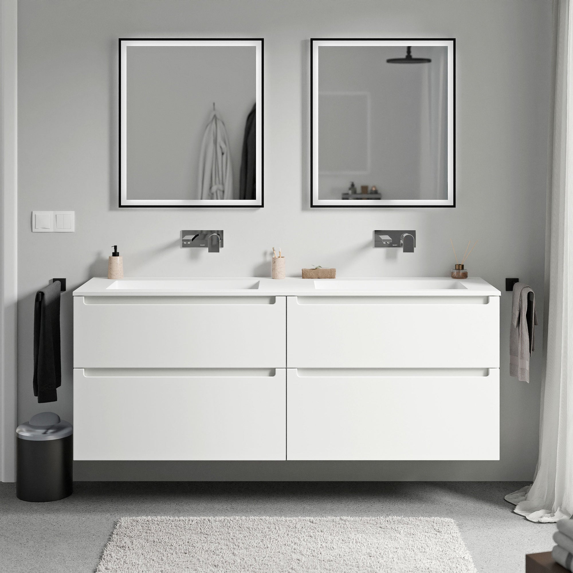 Meuble sous-lavabo VIREO 160 cm