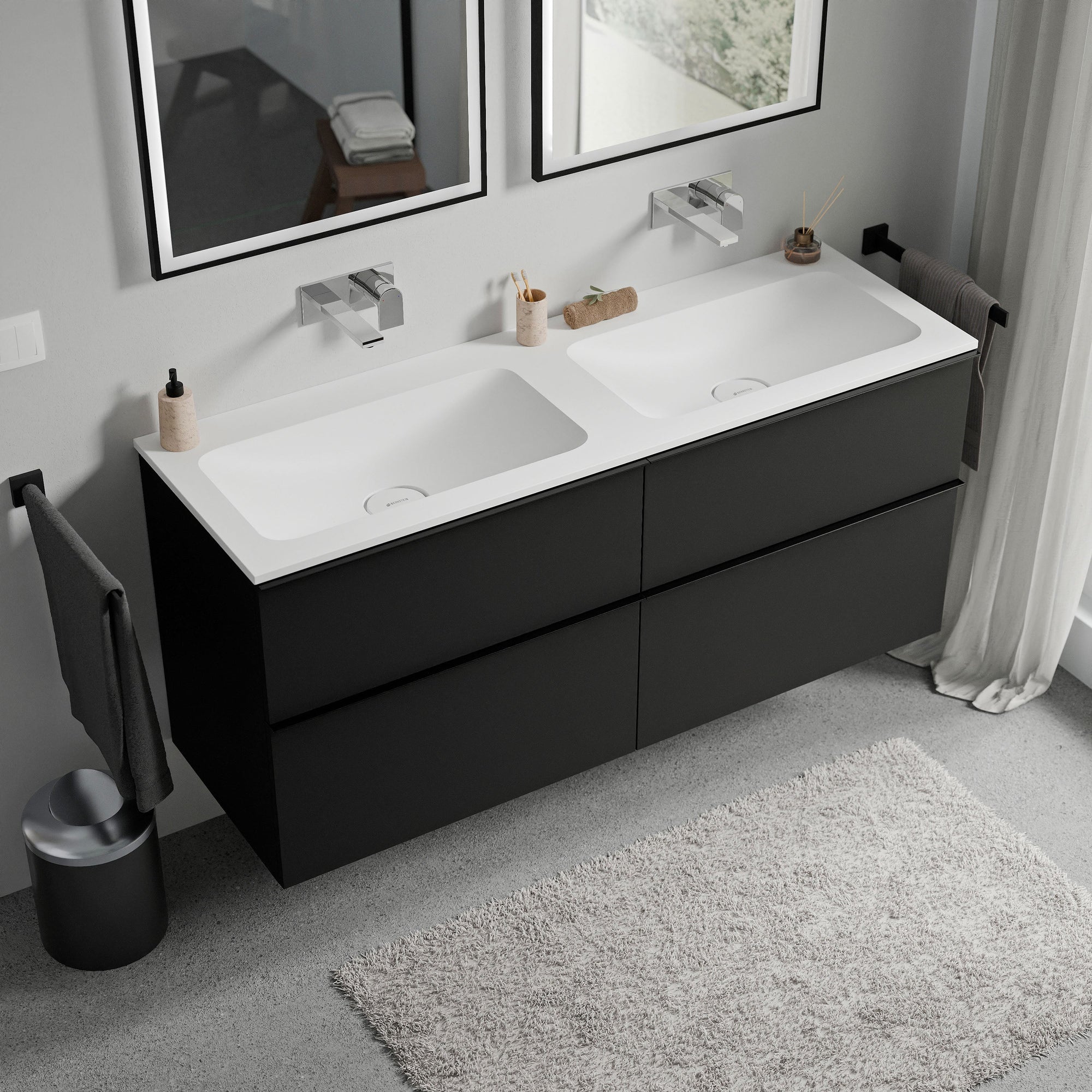 Meuble salle de bain LAVOA 140 cm