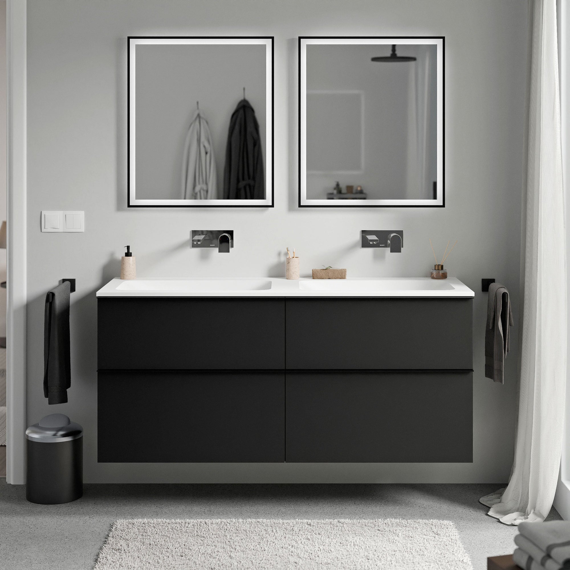Meuble salle de bain LAVOA 140 cm