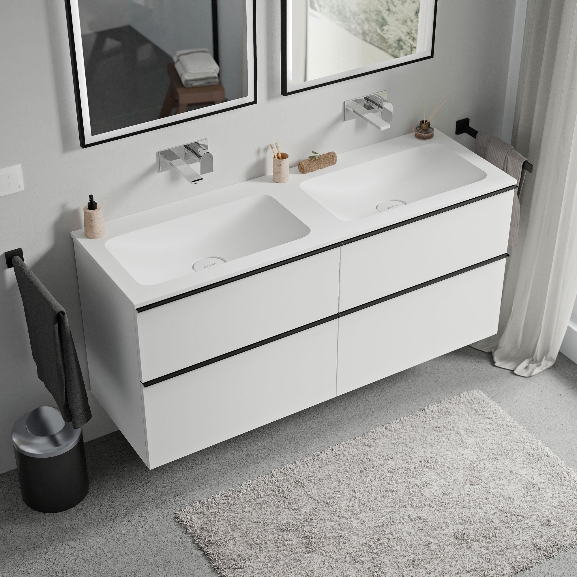 Meuble salle de bain LAVOA 120 cm
