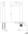 Mitigeur de lavabo LAVOA L