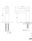 Mitigeur de lavabo LAVOA S