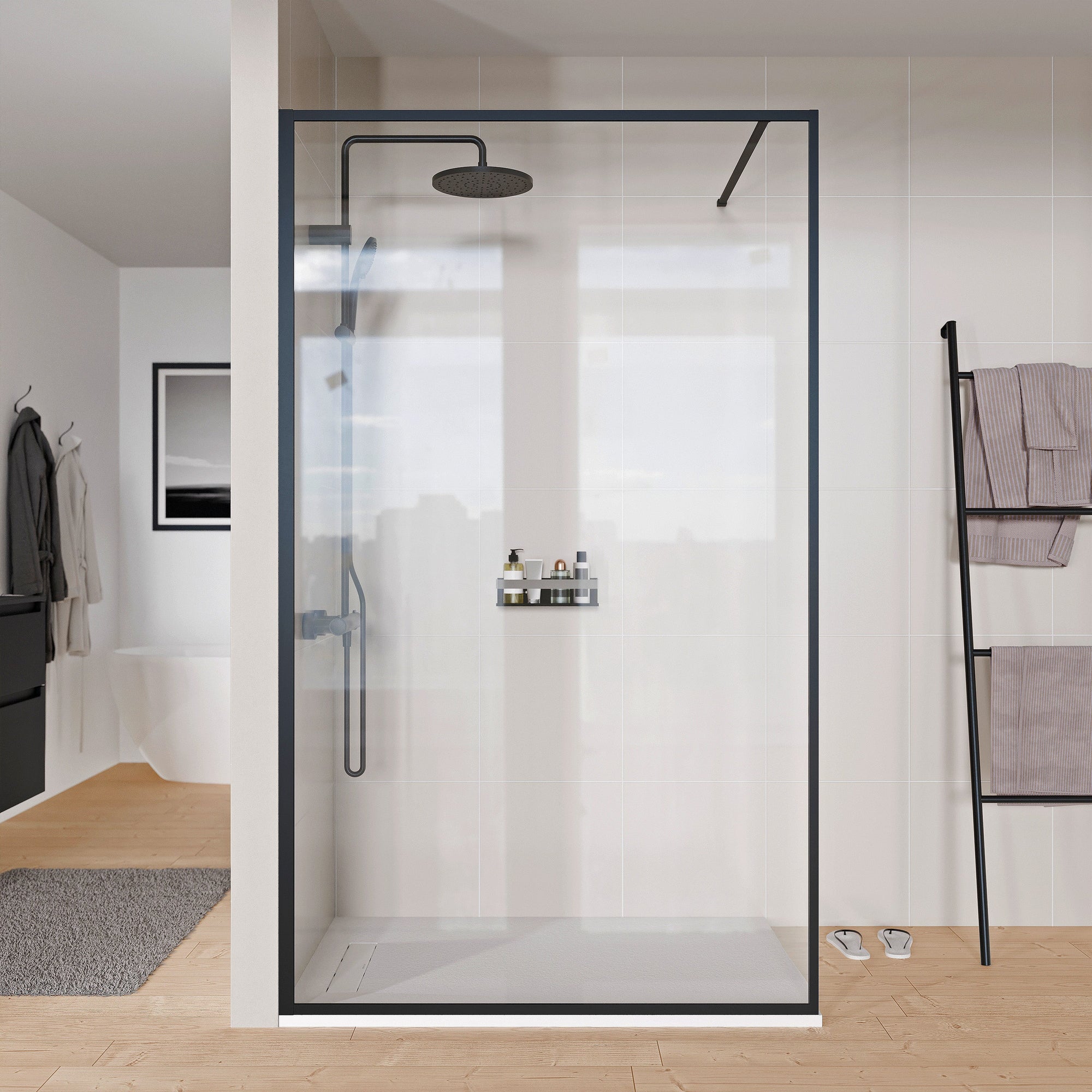 Paroi de douche à l'italienne FRAME