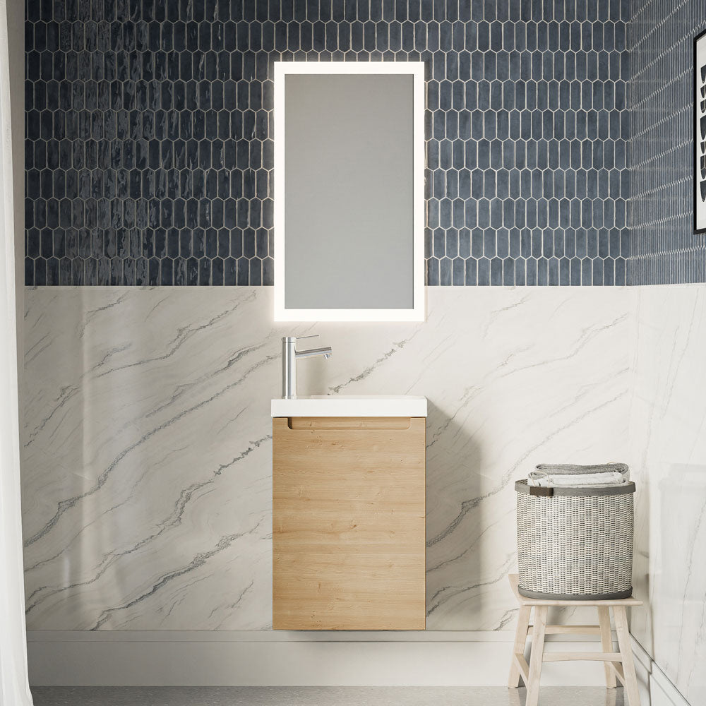 Meuble de salle de bain VIREO 40 cm avec lavabo