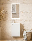 Meuble de salle de bain VIREO 40 cm avec lavabo