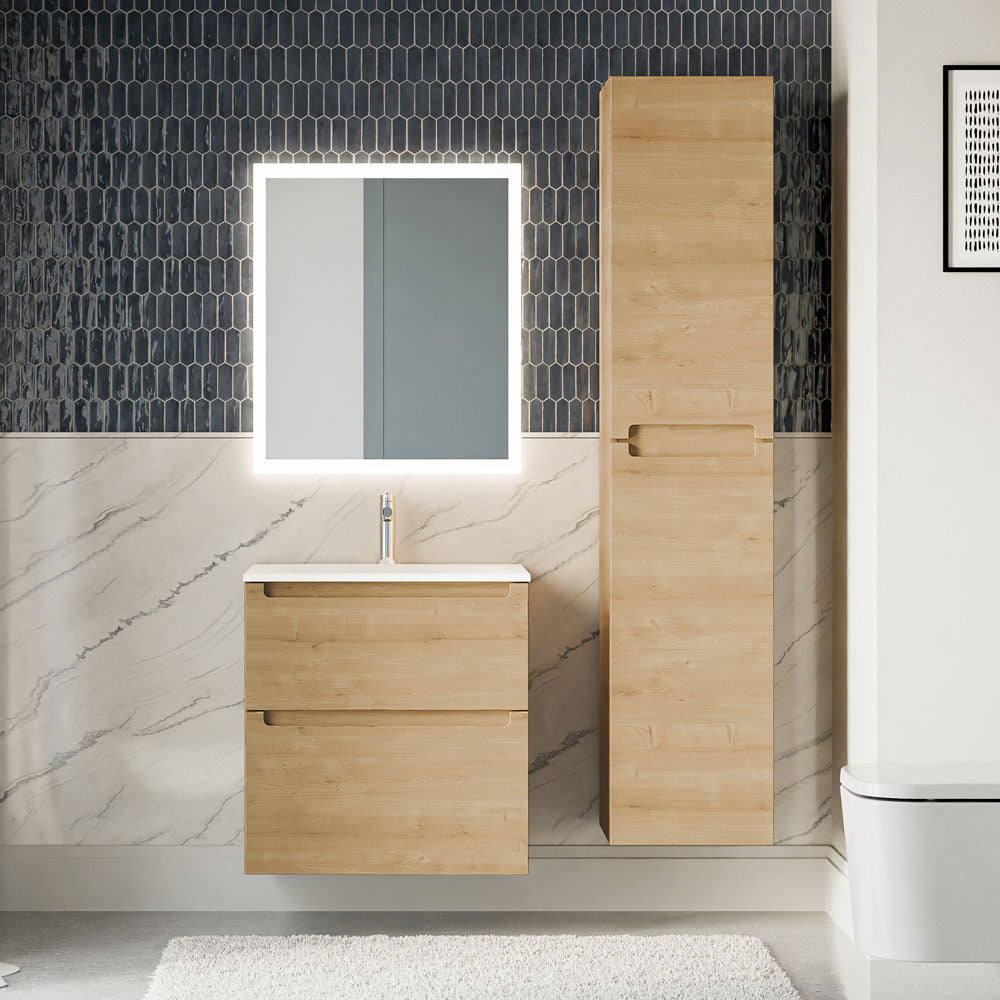 Ensemble de meubles de salle de bain VIREO 60 cm avec lavabo