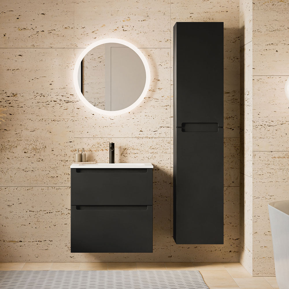 Ensemble de meubles de salle de bain VIREO 60 cm avec lavabo