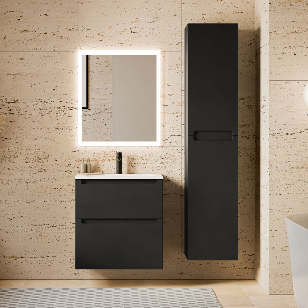Ensemble de meubles de salle de bain VIREO 60 cm avec lavabo