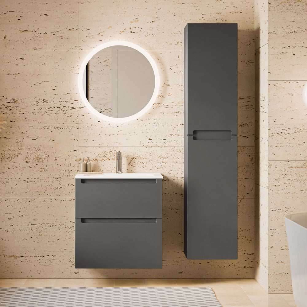 Ensemble de meubles de salle de bain VIREO 60 cm avec lavabo